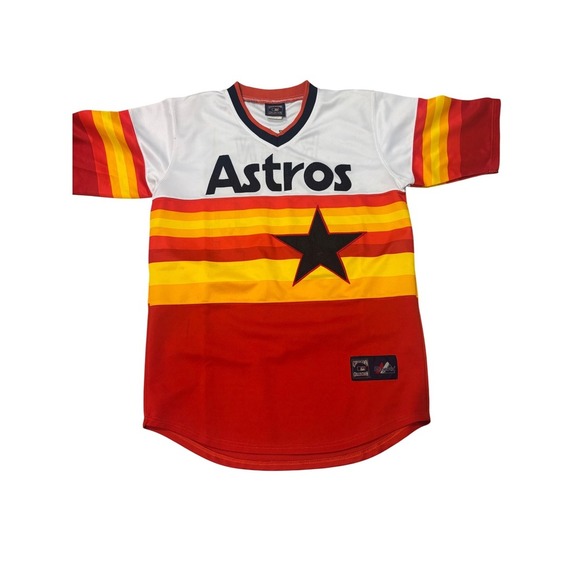 Vintage Nolan Ryan Houston Astros Jersey Majestic Cooperstown Collection - Picture 1 of 4